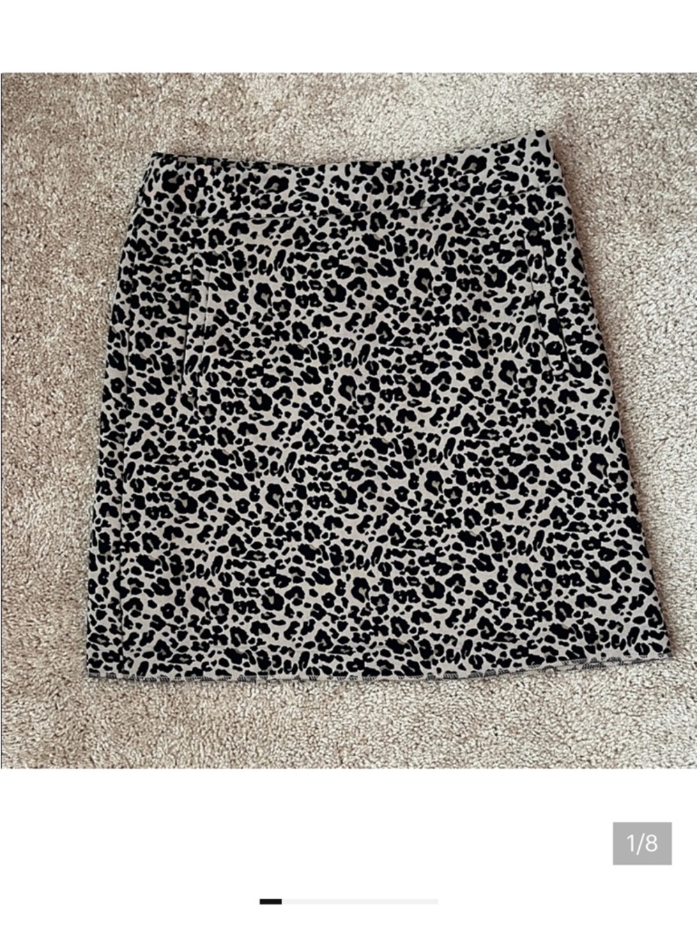 LOFT Leopard Skirt